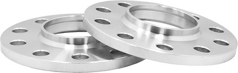 2 Pc Billet Aluminum 5x130 mm Hub Centric Wheel Spacers | 10 mm Thick | 71.5 H.B + Black Conical Lug Bolts Compatible with Porsche Vehicles - Aftermarket Wheels in Saudi Arabia