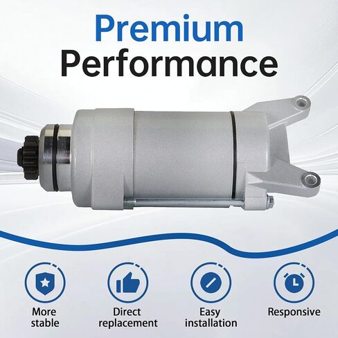 WFLNHB Motorcycle Starter Replacement for Yamaha V-Star 1100 XVS1100 1999-2009 Replacement for 410-54125 in Kuwait