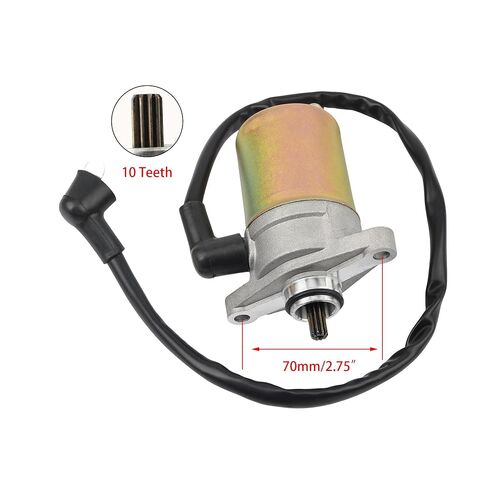 محرك تشغيل 10 أسنان متوافق مع أجزاء المحرك GY6 49cc 50cc 4 السكتة الدماغية الصينية سكوتر الدراجة 139QMB 139QMA in Kuwait