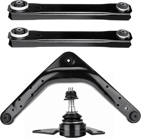 Rear Upper and Lower Control Arms with Rear Upper Ball Joint for Jeep Grand Cherokee 1999-2004 Suspension Kits RK643183 K641869 K7450 4PCS in Kuwait