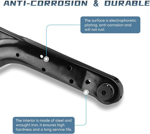 Rear Upper and Lower Control Arms with Rear Upper Ball Joint for Jeep Grand Cherokee 1999-2004 Suspension Kits RK643183 K641869 K7450 4PCS in Kuwait