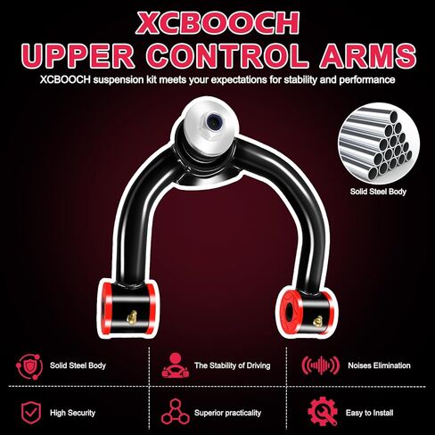 2-4" Lift Front Upper Control Arms Compatible with Toyota for 4Runner 4x4 4WD 3rd N180 1995-2002; for Tacoma 4x4 4WD 1st 1996-2003, for Tacoma Prerunner 4x2 1996-2004 in Saudi Arabia