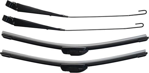 NOVAPARTS 1 Pair Front Windshield Wiper Arm & Blade Kit 42631 Compatible With Ford F-150 F-250 Bronco 1991-1996, F-350 F-Super Duty 1991-1997 Replace# F1TZ-17526-AA F4TZ-17526-A F1TZ17526AA F4TZ17526A in Kuwait
