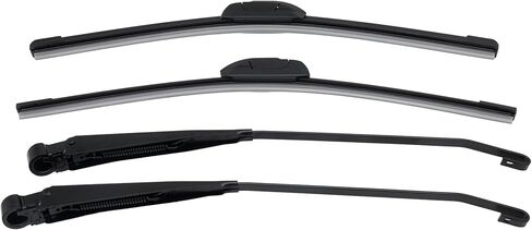 NOVAPARTS 1 Pair Front Windshield Wiper Arm & Blade Kit 42631 Compatible With Ford F-150 F-250 Bronco 1991-1996, F-350 F-Super Duty 1991-1997 Replace# F1TZ-17526-AA F4TZ-17526-A F1TZ17526AA F4TZ17526A in Kuwait