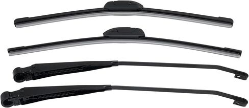 NOVAPARTS 1 Pair Front Windshield Wiper Arm & Blade Kit 42631 Compatible With Ford F-150 F-250 Bronco 1991-1996, F-350 F-Super Duty 1991-1997 Replace# F1TZ-17526-AA F4TZ-17526-A F1TZ17526AA F4TZ17526A in Kuwait