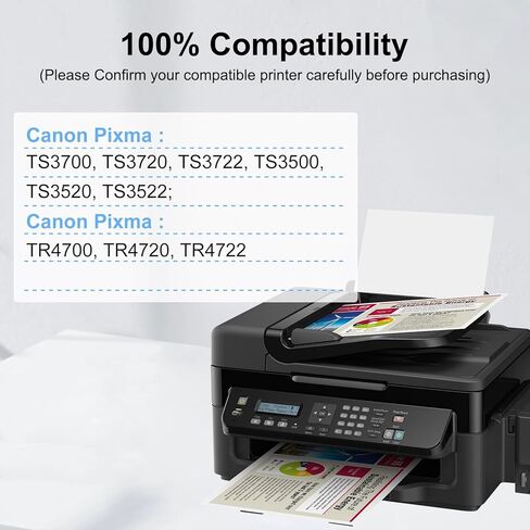 275XL 276XL Ink Cartridge Replacement for Canon PG-275XL CL-276XL 275XL 276XL Compatible with PIXMA TS3522/TR4720/TS3722/TR4722/TS3500/TR4700/TS3720/TS3520 (2 Pack/1B1C) in Kuwait