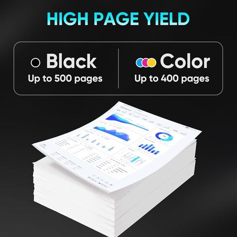 923 Ink Cartridges Combo Pack Compatible for HP 923 Ink Cartridges Work with OfficeJet Pro 8130e 8120e 8135e 8120e 8139e 8125e (4 Pack 923 Ink cartridges for hp Printers Without Chip) in Kuwait