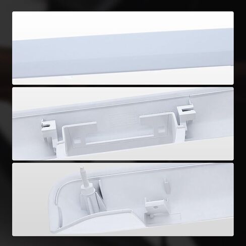 A-Premium Tailgate Liftgate Handle Garnish - Compatible with Scion xB 2004 2005 2006, White 040, Plastic, Replace# 76811-52122-A, 7681152122A in Kuwait