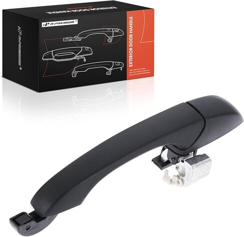 A-Premium Front or Rear Passenger Side Exterior Door Handle Compatible with Dodge Grand Caravan, Journey, Avenger & Chrysler Town & Country, 200, Sebring & Volkswagen Routan & Ram C/V, Textured Black in Kuwait