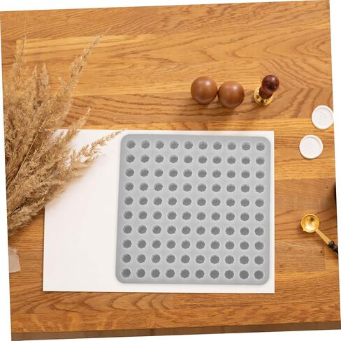 COHEALI 4Pcs Silicone Wax Seal Mold for DIY Crafts Fire Lacquer Stamp Beads Mold Creative Craft Making Tools 4.56In Silicone Candle for Wax Beads in Kuwait