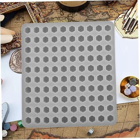 COHEALI 4Pcs Silicone Wax Seal Mold for DIY Crafts Fire Lacquer Stamp Beads Mold Creative Craft Making Tools 4.56In Silicone Candle for Wax Beads in Kuwait