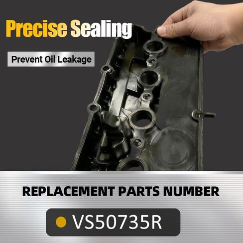 Engine Valve Cover Gasket Set Compatible with 2010-2014 for Volkswagen Golf Beetle Jetta Passat Rabbit 2.5L Replaces VS50735R in Saudi Arabia