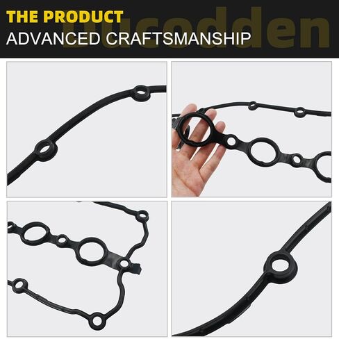 Engine Valve Cover Gasket Set Compatible with 2010-2014 for Volkswagen Golf Beetle Jetta Passat Rabbit 2.5L Replaces VS50735R in Saudi Arabia