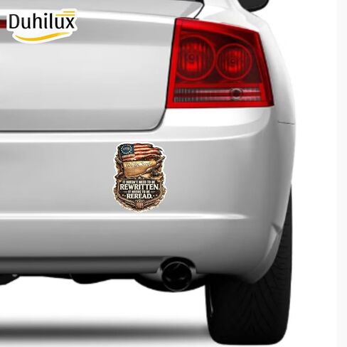 (2 Pcs) We The People American Flag Vinyl Sticker Decal 5 inch, Patriotic Bumper Stickers, Straight Pride Sticker, Proud American car Decal Waterproof Vinyl in Saudi Arabia