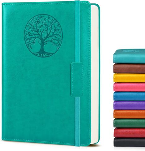 Lined Journal Notebook for Women Men,256 Pages B5 Large Hardcover Leather Journals for Writing,Travel,Business,Work,School,College Ruled Notebooks for Note Taking,Diary Notepad 7.8"×10.2" in Saudi Arabia