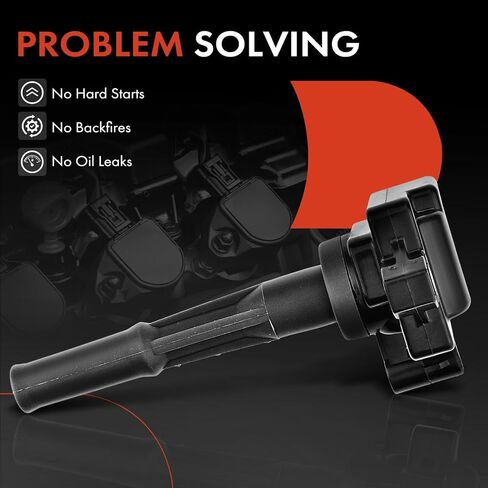 A-Premium Engine Ignition Coil Pack Compatible with Toyota Tacoma 1995-2004, Tundra 1996-2002, T100 1995-1998, 4Runner 1996-2002, V6 3.4L, Replace# 9091902212, UF-156 in Kuwait