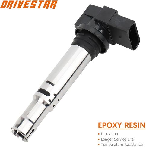 حزمة ملف الإشعال UF691 متوافقة مع 2011-2013 Audi A1 1.4L 2008-2012 A3 1.4L 1993 Volkswagen Golf 2.0L استبدال # 0986221023 CE20030-12B1 CE2003012B1 DMB807 in Kuwait