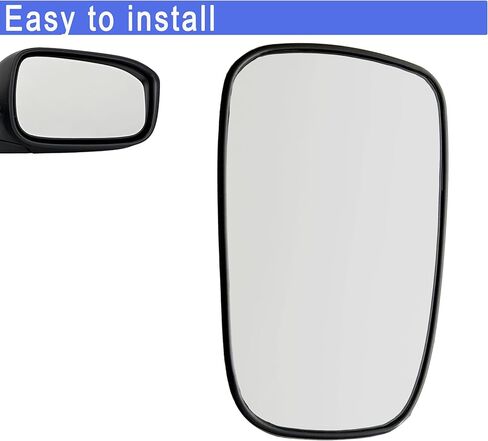 Passenger Side Heated Mirror Glass Compatible with Honda Accord 2003-2007 Right Side View Heated Convex Mirror with Rear Holder 76203-SDC-N01 in Saudi Arabia