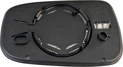 Passenger Side Heated Mirror Glass Compatible with Honda Accord 2003-2007 Right Side View Heated Convex Mirror with Rear Holder 76203-SDC-N01 in Saudi Arabia