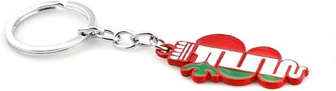 3D Snake Emblem Metal Keychain Fit For Alfa Romeo Stelvio Giulia Giulietta Mito GT Key Ring Gift (Red) in Kuwait