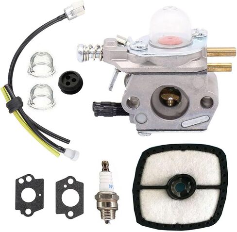 Compatible with C1U-K29 Carburetor for Echo C1U-K47 C1U-K52 SRM2100 SRM2110 SHC1700 SHC2100 12520048733 12520048732 with Repower Kit for Power Pruner Trimmer - Repalces Zama Carburetor Kit in Saudi Arabia