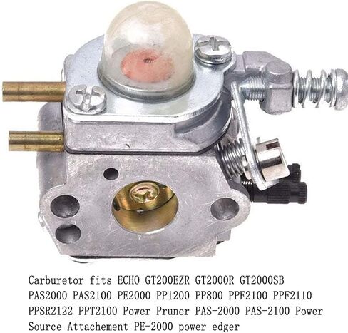 Compatible with C1U-K29 Carburetor for Echo C1U-K47 C1U-K52 SRM2100 SRM2110 SHC1700 SHC2100 12520048733 12520048732 with Repower Kit for Power Pruner Trimmer - Repalces Zama Carburetor Kit in Saudi Arabia