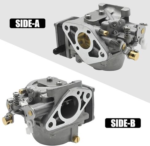 6G1-14301-00 Boat Motor Carburetor Assy, Replacement for Yamaha 6hp 8hp 2-Stroke Outboard Engine, Replaces 6G1-14301-01 in Kuwait