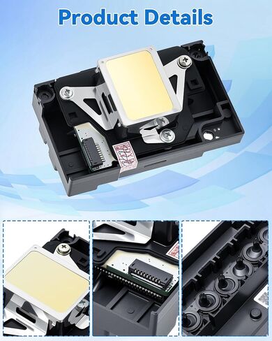 2026 Upgrade L1800 DTF Printhead Replacement for Epson L1800 DTF Printer, 6 Colored High Performance Print Head for L1800 L1800D R1390 R1400 R1430 R1500W R260 R270 R330 Printers, Easy Installation in Saudi Arabia