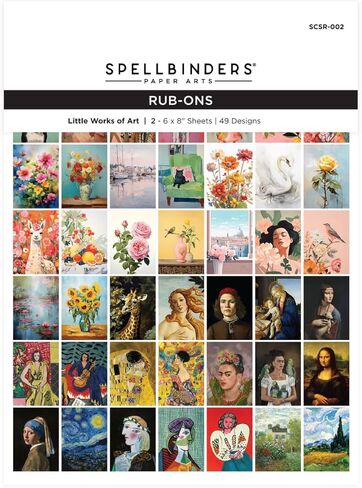 أوراق فرك Spellbinders SCSR-002 للأعمال الفنية الصغيرة من مجموعة أدوات Clear Seal Maker in Kuwait