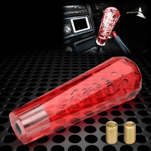 JDMBESTBOY White Shift Knob Stick Frosted Matte Crystal Bubble Long Throw Gear Shifter 15cm in Saudi Arabia