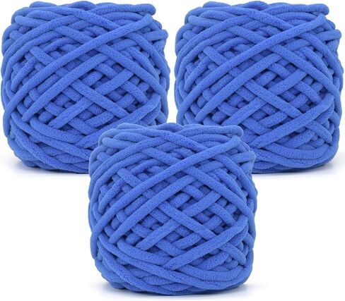 Chunky Velvet Chenille Yarn for Crocheting Velvet Fluffy Plush Thick Bulky Chunky Chenille Velvet Soft Baby Blanket Yarn for Crocheting Hand Knitting 100g(Khaki) in Saudi Arabia