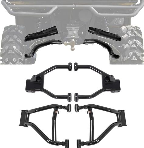 ذراع خلفي مقاس 1.5 بوصة متوافق مع 2010 2011 2012 2013 2014 Polaris Ranger XP 800 900 Diesel Crew 6x6 ذراع علوي وسفلي قابل للتعديل in Kuwait