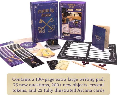 Games, Phantom Ink: Arcana - A Standalone Expansion to The Deduction Party Game Phantom Ink - for 2 to 8 Players, Ages 8+ in Saudi Arabia
