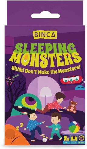 Card Game - Sleeping Monsters, Sneakiest Strategy & Suspense Game for Kids, Teens & Adults, Fun for Family Game Night, Educational Gifts for Ages 5 & Up, 2-5 Players in Saudi Arabia
