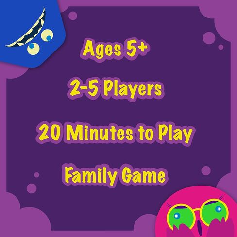 Card Game - Sleeping Monsters, Sneakiest Strategy & Suspense Game for Kids, Teens & Adults, Fun for Family Game Night, Educational Gifts for Ages 5 & Up, 2-5 Players in Saudi Arabia