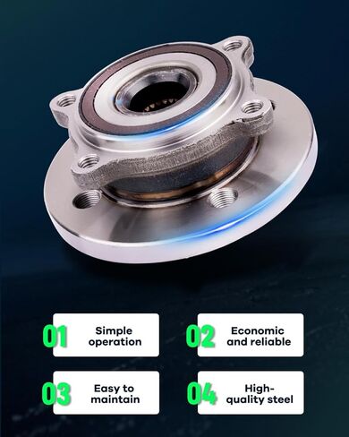 SCITOO 1 x Front Wheel Bearings and Hub Assembly 2007 2008 2009 2010 2011 2012 2013 2014 2015 For Mini Cooper,Without 4-Lug 513309 1.6L in Kuwait