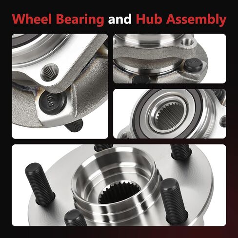 HYR 513413 Front Wheel Bearing and Hub Assembly Fits Subaru 2016-2023 Crosstrek, 2014-2018 Forester, 2014-2021 Impreza, 2014-2015 XV Crosstrek, 5 Lugs w/ABS in Saudi Arabia