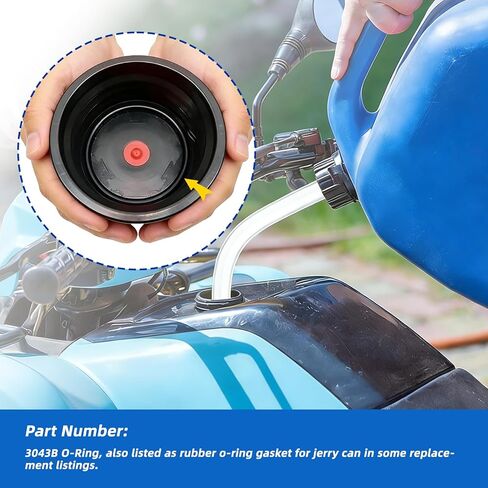 3043B Fuel Jug Cap O-Ring Kit Compatible with VP Racing Fuels 3042 Utility Jug Caps, Leak Proof Seal for Sealing Racing Fuel Jug Tank Caps (8 Pack) in Saudi Arabia