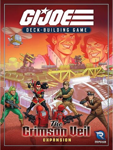 Renegade Game Studios G.I. Joe Deck-Building Game: The Crimson Veil Expansion, 2 Missions, Intel Dice, 1-4 Players in Kuwait