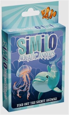 Horrible Guild Similo: Aquatic Animals، لعبة بطاقات عائلية سريعة اللعب - تخمين الشخصية السرية، 2-8 لاعبين، للأعمار من 8 سنوات فما فوق، 10 دقائق in Kuwait