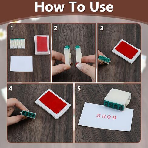 UNICRAFTALE 3 Sets Numeral 0-9 Number Letter Stamp 3 Sizes Plastic Detachable Combination Set for Card Tag Scrapbook Craft Making Teachin in Kuwait