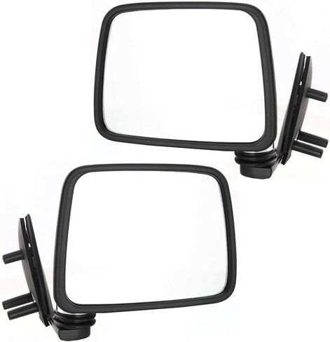 Kool Vue Driver & Passenger Side Mirrors for Nissan D21 1986-1994 Chrome in Kuwait