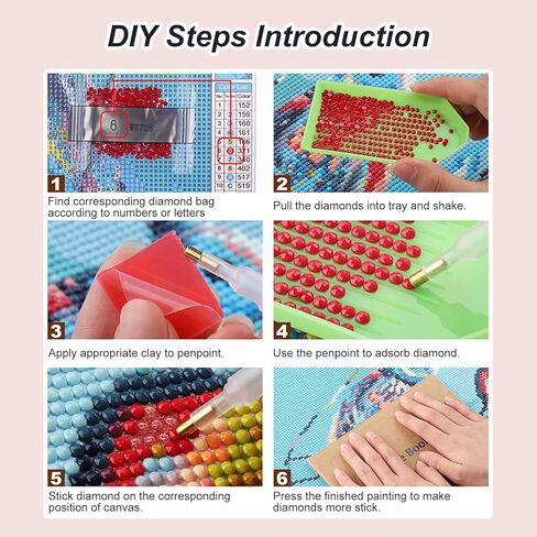 Aicomeon Peacock Diamond Art Kits for Adults -Flower 5D Full Drill Round Diamond Painting Kit for Beginners, DIY Gem Art for Home Wall Decor & Gift 12x12 Inch in Saudi Arabia