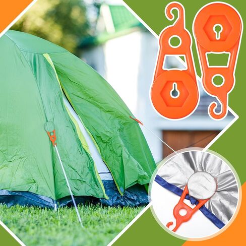Weysat 20 Pcs 4.13 Inch Movable Snap Tarp Clips Heavy Duty Tarp Clamps Tie Down Clips for Outdoor Camping, Tent, Awning, Banner, Car Cover, Plastic Sheeting, Grommet Replacement in Kuwait