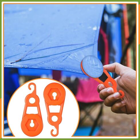 Weysat 20 Pcs 4.13 Inch Movable Snap Tarp Clips Heavy Duty Tarp Clamps Tie Down Clips for Outdoor Camping, Tent, Awning, Banner, Car Cover, Plastic Sheeting, Grommet Replacement in Kuwait