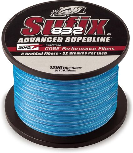 Sufix 832 Braid 15 LB 660-315L: 832 BRAID 15 LB NEON LIME ، حجم واحد in Kuwait