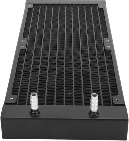 280 mm Water Cooling Radiator, 12 Pipe Aluminum Heat Exchanger Radiator, Easy Installation, CPU Computer Water Cool System for 6 to 7mm Soft Hose (White) in Saudi Arabia