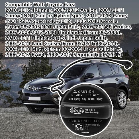 Gas Cap Fuel Cap 7730006040 for TOYOTA LEXUS Camry Corolla 4Runner Tundra Avalon Highlander FJ Land Cruiser Matrix Rav4 Sequoia Sienna Tacoma ES350 IS LX570 IS250 77300-06040 in Saudi Arabia