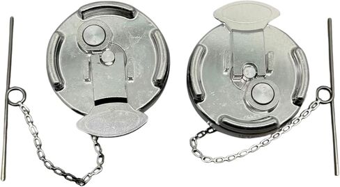 2Pcs Diesel Fuel Cap for Peterbilt - 4" Aluminum Non-Locking Fuel Tank Cap for 1972-2017 Peterbilt 330 335 337 348 357 365 367 377 379 382 384 386 388 389 567 579 587 (Non Locking Fuel Cap) in Saudi Arabia