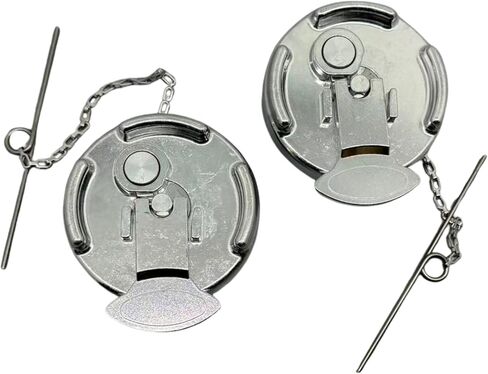 2Pcs Diesel Fuel Cap for Peterbilt - 4" Aluminum Non-Locking Fuel Tank Cap for 1972-2017 Peterbilt 330 335 337 348 357 365 367 377 379 382 384 386 388 389 567 579 587 (Non Locking Fuel Cap) in Saudi Arabia
